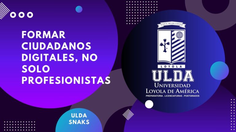 Formar ciudadanos digitales, no solo profesionistas